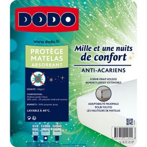 Sortie 👏 DODO Protège Matelas Absorbant En Polycoton Anti-acariens MILLE ET UNE NUITS DE CONFORT ✨ 9