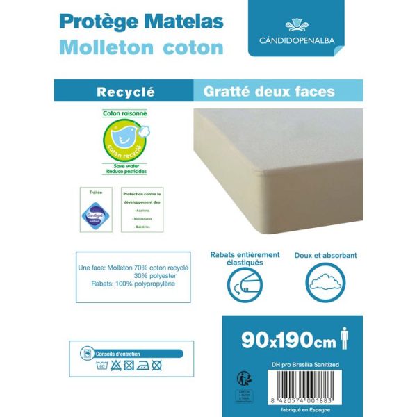 Top 10 🛒 Protège Matelas Absorbant Traitement Sanitized BRASILIA 🔔 1