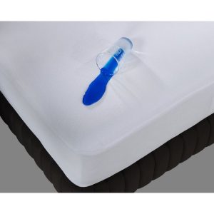 Nouveau 🔔 LINGE DES FAMILLES Protège Matelas Imperméable Et Respirant – Bonnet 30 Cm – Certifié Oeko-Tex® 👍 9